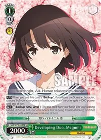 Developing Duo Megumi SR (Saekano How to Raise a Boring Girlfriend. flat) — Weiss Schwarz Card Value