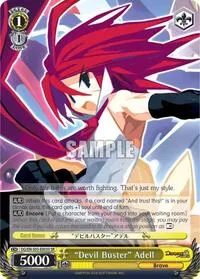 Devil Buster Adell SR (Disgaea) — Weiss Schwarz Card Value