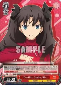 Devilish Smile Rin SR (Fate/stay night [Unlimited Blade Works])