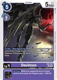 Devimon (Infernal Ascension) — Digimon Card Game Card Value