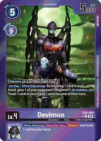 Devimon Limited Foil (Chain of Liberation) — Digimon Card Game Card Value