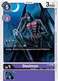 Devimon P 018 (Digimon Promotion Cards)