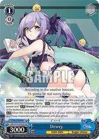 Dewey SR (Azur Lane Vol. 2) — Weiss Schwarz Card Value