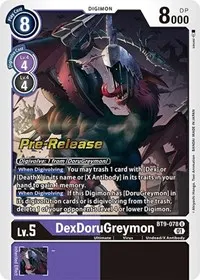 DexDoruGreymon (X Record Pre-Release Cards)