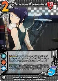 Dexterous Appendages (UniVersus: My Hero Academia: Heroes Clash)
