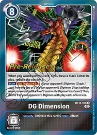 DG Dimension (Dimensional Phase Pre-Release Cards) — Digimon Card Game Card Value