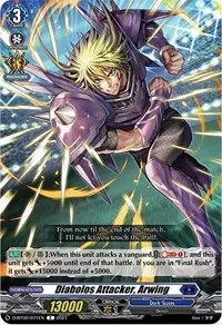 Diabolos Attacker Arwing (D-BT02: A Brush with the Legends)