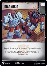 Diagnosis (War for Cybertron: Siege I) — Transformers TCG Card Value
