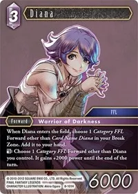 Diana (Opus VIII) — Final Fantasy TCG Card Value