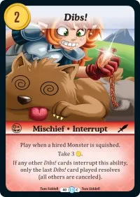 Dibs (The Desolation of Blarg) — Munchkin CCG Card Value