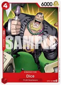 Dice (500 Years in the Future) — One Piece Card Game Card Value