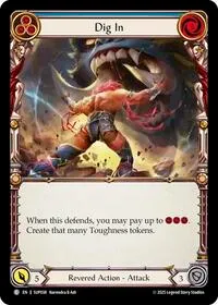 Dig In Blue (Super Slam) — Flesh & Blood TCG Card Value