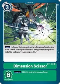 Dimension Scissor (Release Special Booster 1.0)