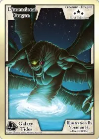 Dimensional Dragon First Edition (Galaxy Tides)