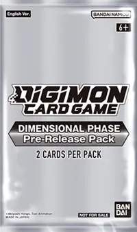 Dimensional Phase Pre Release Pack (Dimensional Phase Pre-Release Cards)