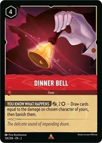 Dinner Bell (Rise of the Floodborn) — Lorcana TCG Card Value