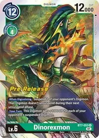 Dinorexmon (Next Adventure Pre-Release Cards)