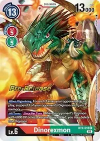 Dinorexmon (X Record Pre-Release Cards)