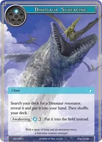 Dinosaur Surfacing (Advent of the Demon King)