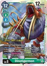 Dinotigermon (X Record Pre-Release Cards)