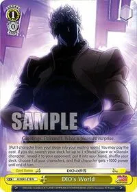 DIOs World (JoJo's Bizarre Adventure: Stardust Crusaders Premium Booster) — Weiss Schwarz Card Value