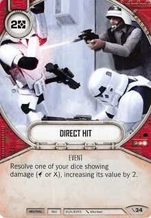 Direct Hit (Two-Player Game) — Star Wars Destiny Card Value