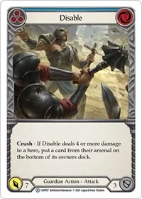 Disable Blue (History Pack Vol.1) — Flesh & Blood TCG Card Value