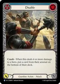 Disable Blue (Welcome Deck Bravo)