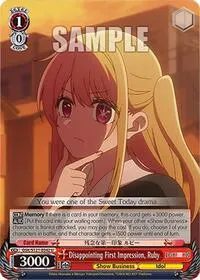 Disappointing First Impression Ruby ([OSHI NO KO] Vol.2)