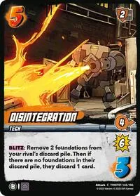 Disintegration (Teenage Mutant Ninja Turtles) — UniVersus Card Value