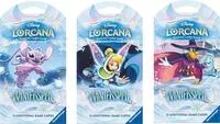Disney Lorcana Winterspell Sleeved Booster Pack Art Bundle Set of 3 (Winterspell)