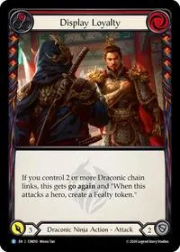 Display Loyalty Red (Blitz Deck: The Hunted - Cindra)