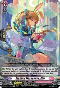 Distinct Wordsense Flor (D-LBT01: Lyrical Melody)