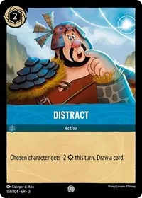 Distract (Into the Inklands) — Lorcana TCG Card Value