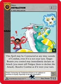 Distraction (Cryptid Nation: Kickstarter Edition Tribal Theme Decks) — MetaZoo Card Value
