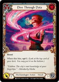 Dive Through Data Blue (Bright Lights)