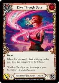 Dive Through Data Red (Bright Lights)