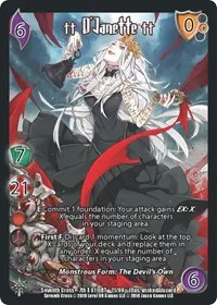 DJanette2 (Seventh Cross) — UniVersus Card Value