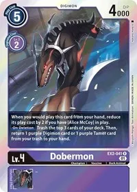 Dobermon (Digital Hazard) — Digimon Card Game Card Value