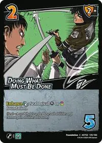 Doing What Must Be Done (Attack On Titan: Origins of Power)