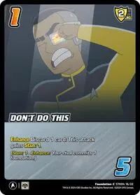 Dont Do This (Challenger Series: Star Trek: Lower Decks)