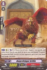 Doom Bringer Griffin (BT05: Awakening of Twin Blades) — Cardfight Vanguard Card Value