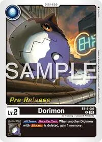 Dorimon (Beginning Observer Pre-Release Cards) — Digimon Card Game Card Value