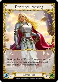 Dorinthea Ironsong HER004 (Flesh and Blood: Promo Cards)