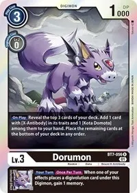Dorumon (Next Adventure) — Digimon Card Game Card Value