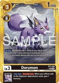 Dorumon Gold Border (Advanced Booster Digimon Generation) — Digimon Card Game Card Value