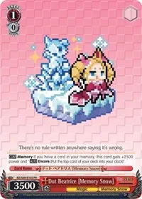 Dot Beatrice Memory Snow (Re:ZERO Memory Snow)