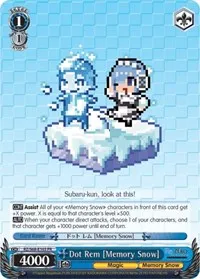 Dot Rem Memory Snow (Re:ZERO Memory Snow) — Weiss Schwarz Card Value