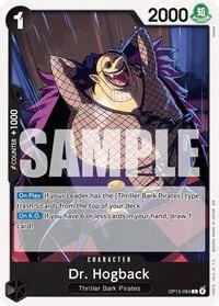 Dr Hogback (Adventure on Kami's Island) — One Piece Card Game Card Value