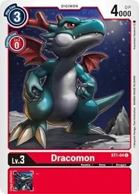 Dracomon (Starter Deck 01: Gaia Red) — Digimon Card Game Card Value